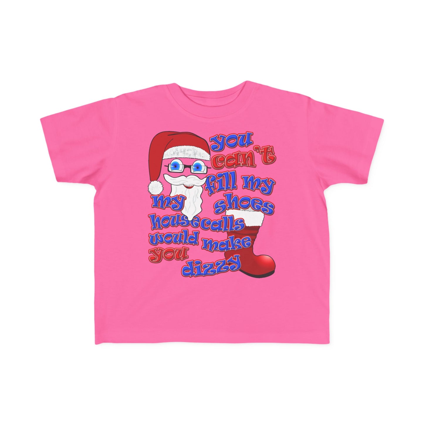 santa's shoes - Toddler's Fine Jersey Tee