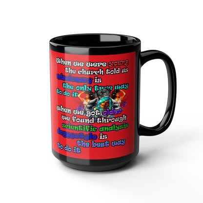 doggystyle - Black Mug (red)