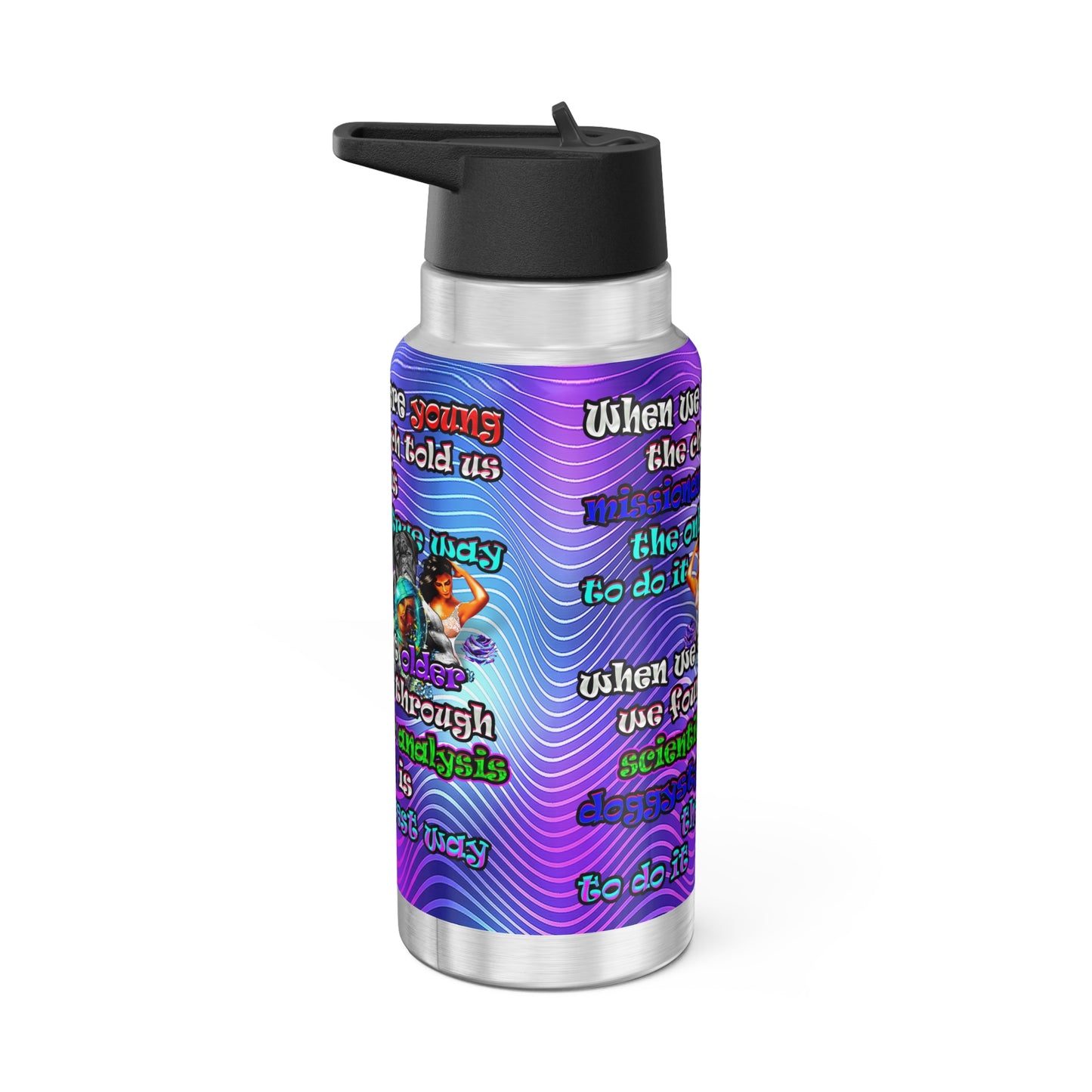 doggystyle - Gator Tumbler, 32oz  (purple wave)
