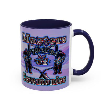 em cee squared - Accent Mug (light blue-pink wave)