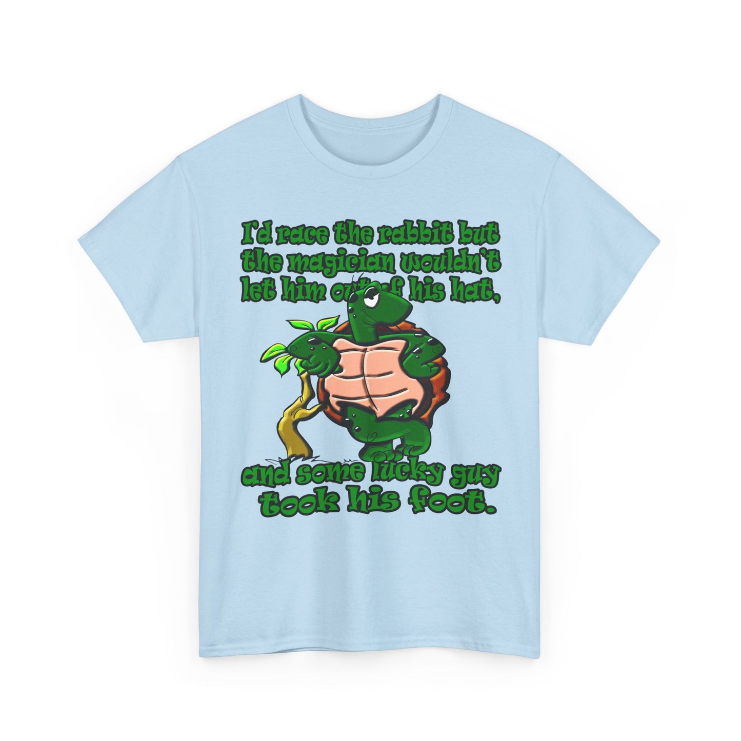 turtle race - Unisex Heavy Cotton Tee