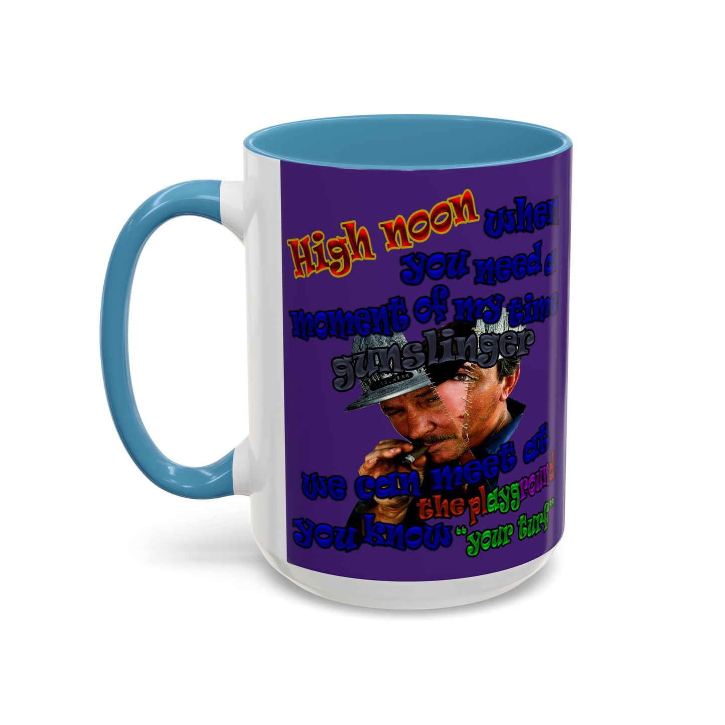 high noon - Accent Mug (purple)