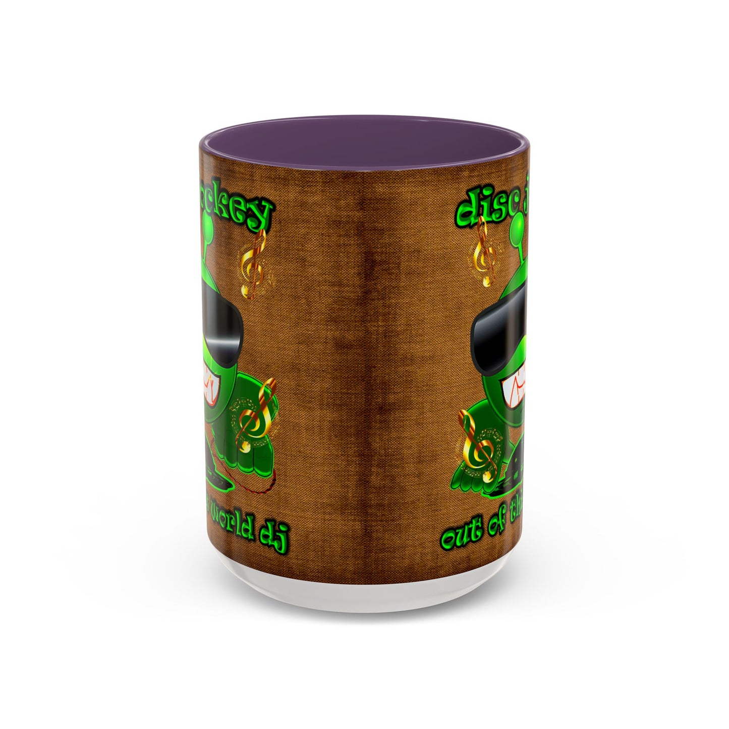 disc jockey - Accent Mug (brown papyrus)