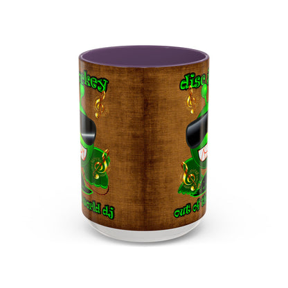 disc jockey - Accent Mug (brown papyrus)