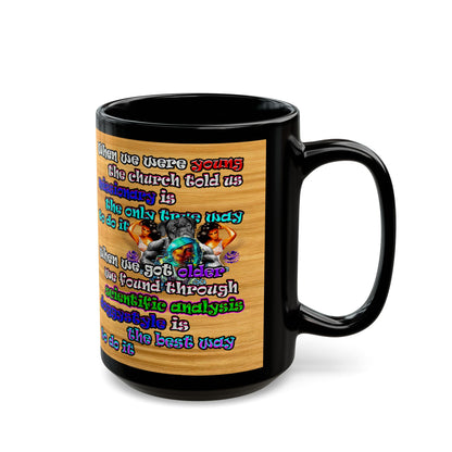 doggystyle - Black Mug (butterscotch wood finish)