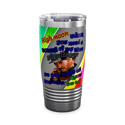 high noon - Ringneck Tumbler, 20oz (rainbow split)