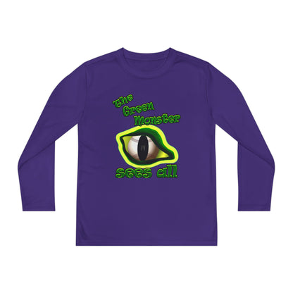 green monster - Youth Long Sleeve Competitor Tee