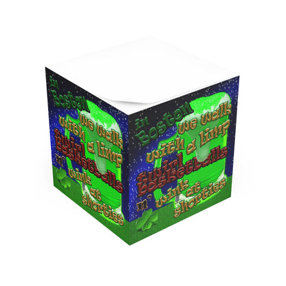celtic's logo - note cube ('snoops' background)