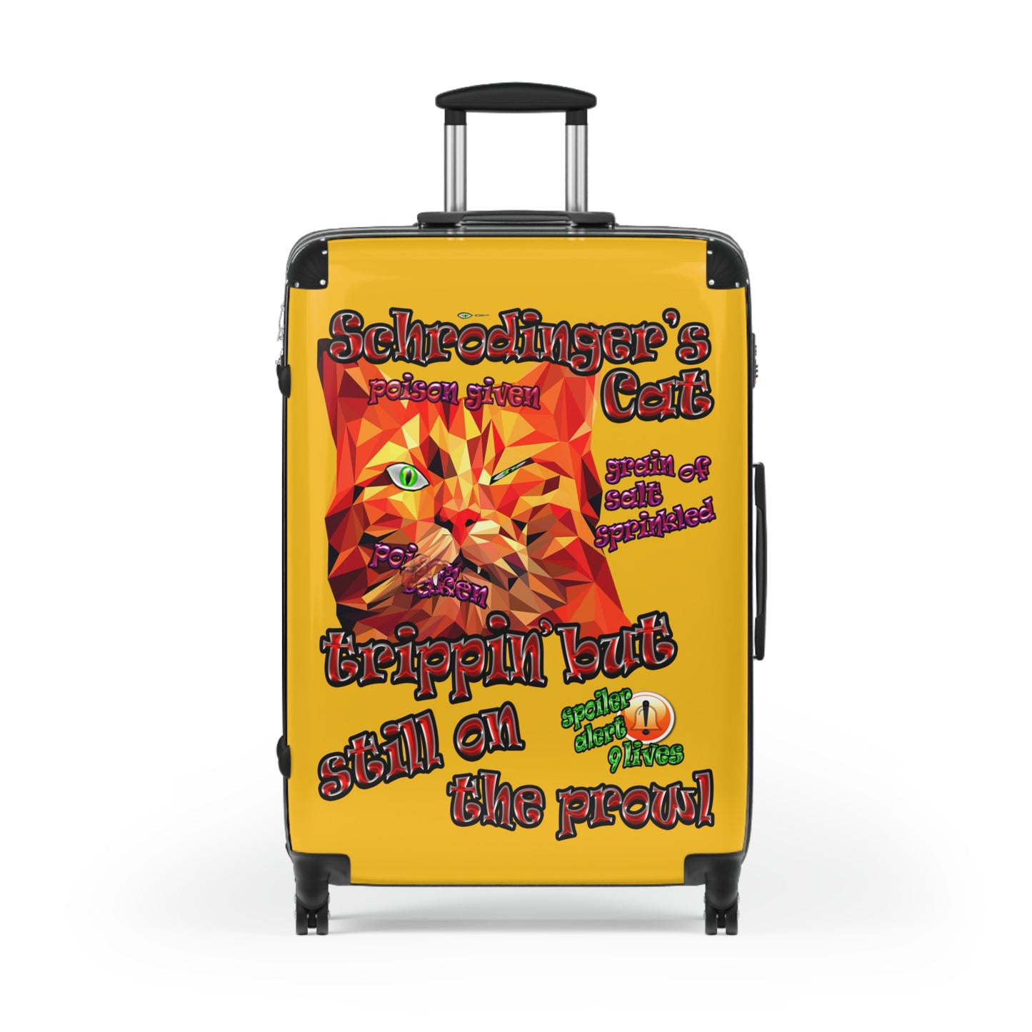 schrodinger's cat - Suitcase (yellow)