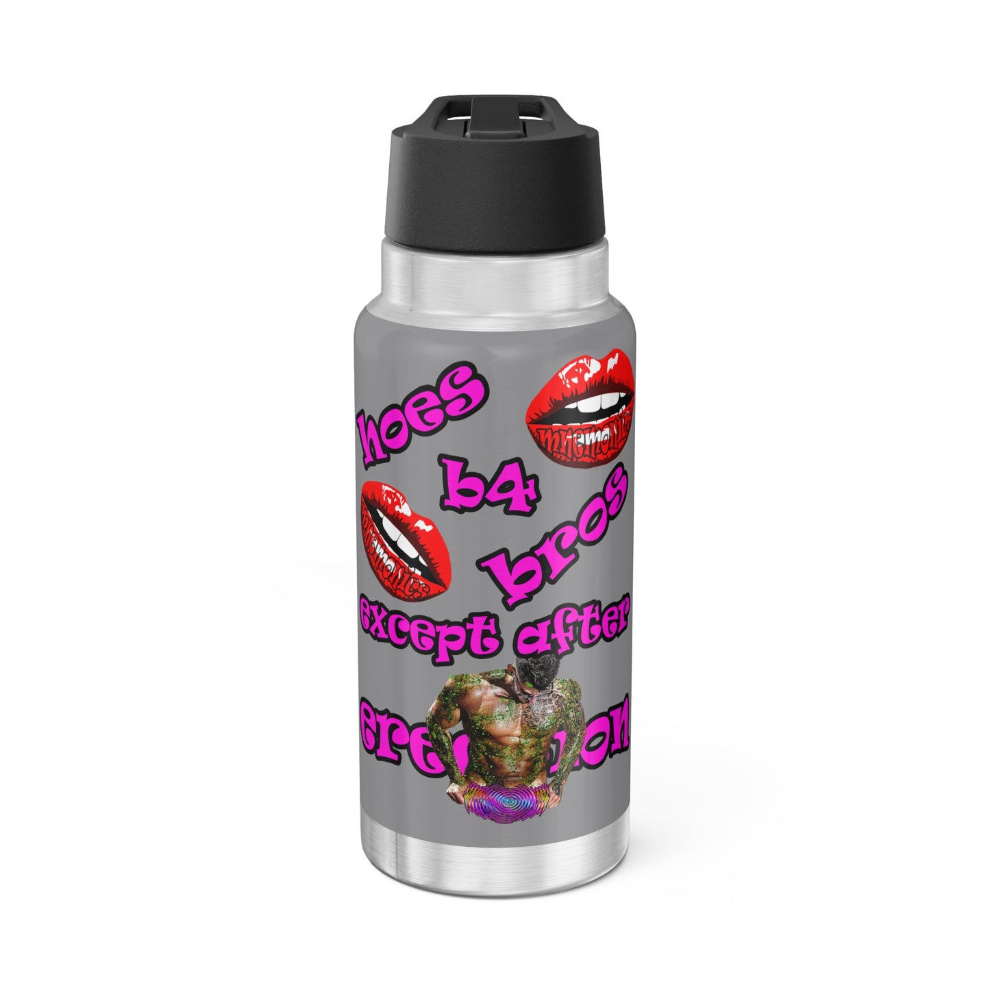 hoes b4 bros - Gator Tumbler, 32oz (grey)