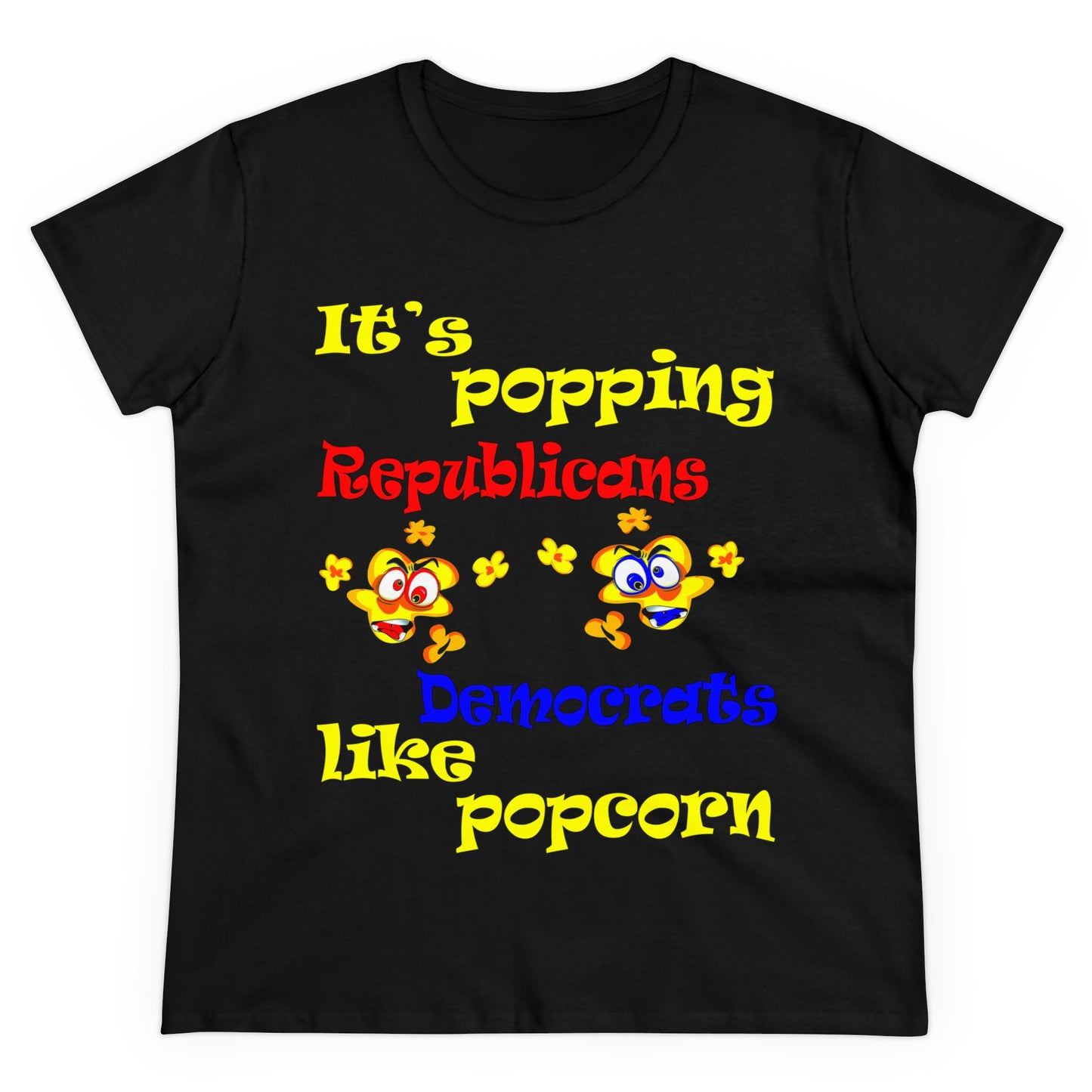 popping like popcorn - Women's Midweight Cotton Tee
