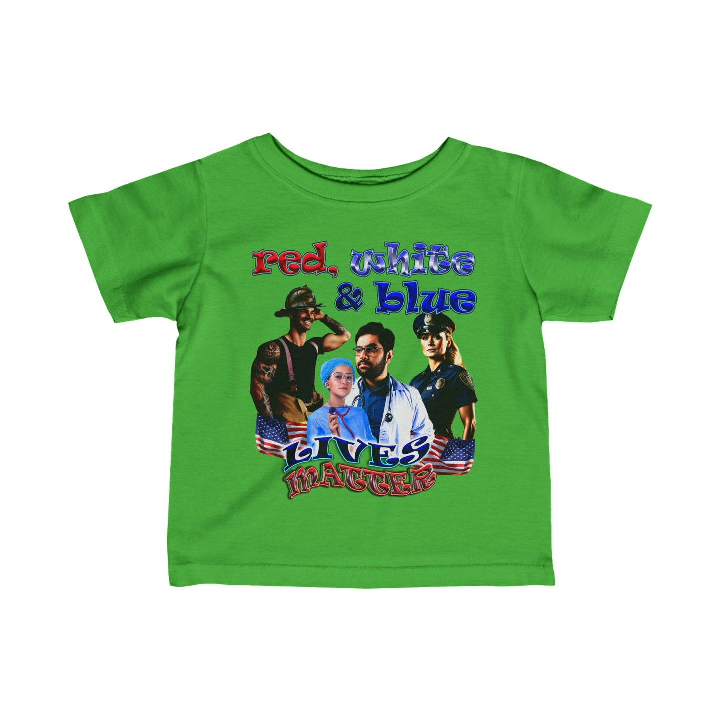 rw&b lives matter - Infant Fine Jersey Tee