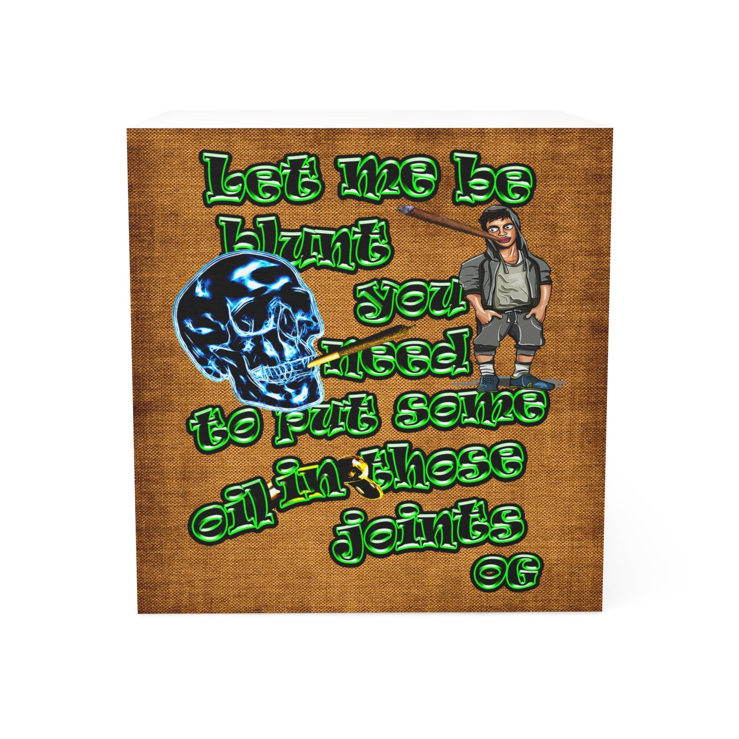 og - note cube (brown papyrus)