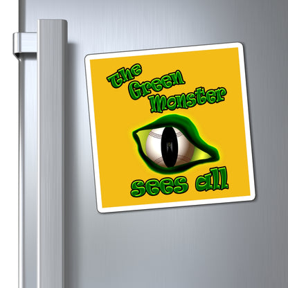 green monster - Magnets - (yellow)