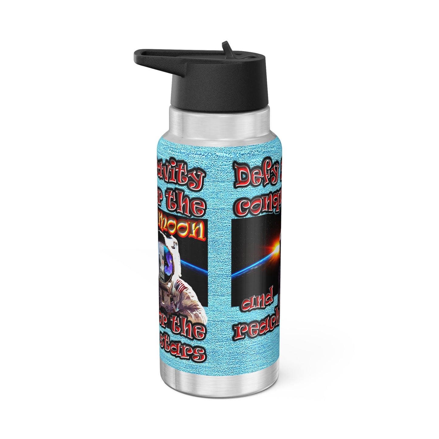 defy conquer reach - Gator Tumbler, 32oz  (faded blue)