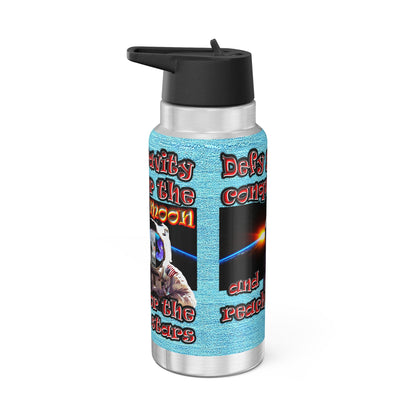 defy conquer reach - Gator Tumbler, 32oz  (faded blue)