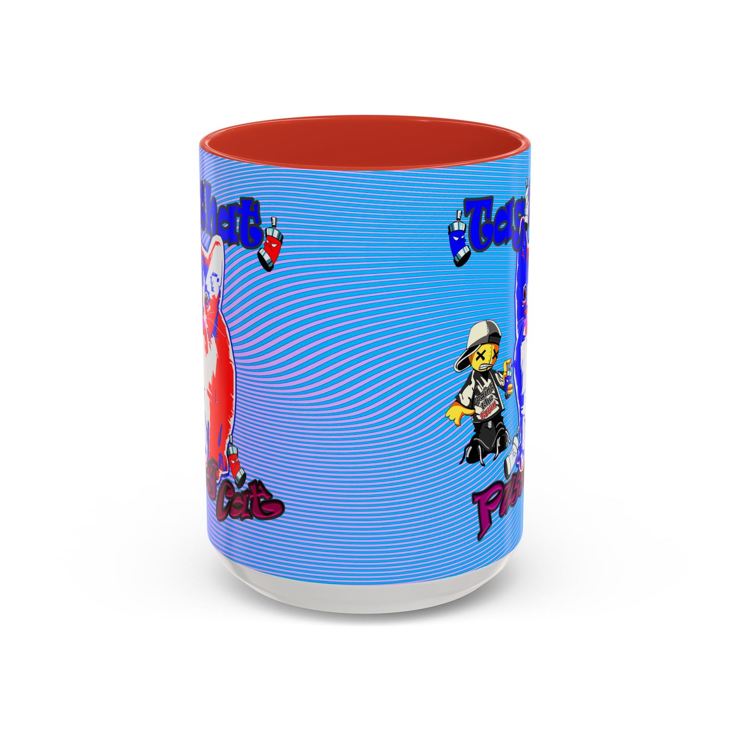 tag that - Accent Mug (light blue-purple wave)