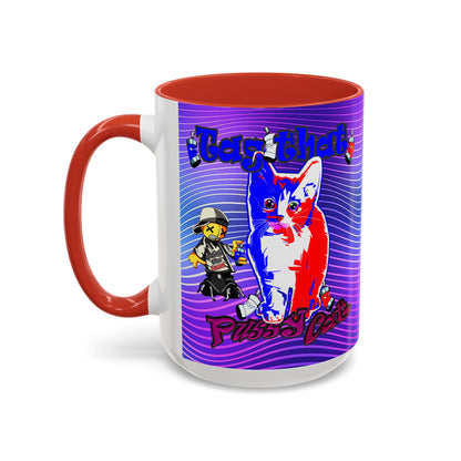 tag that - Accent Mug (purple wave)
