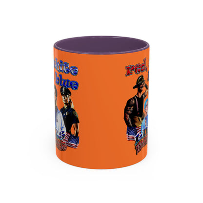 rw&b lives matter - Accent Mug (crusta)