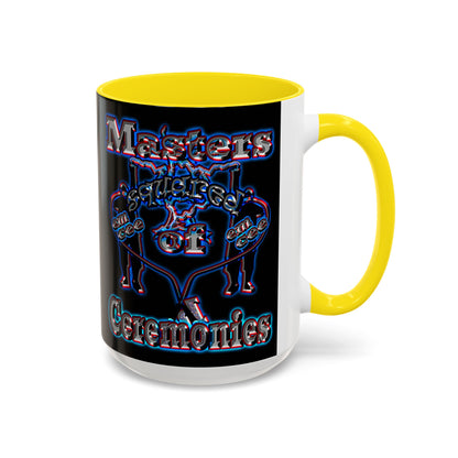 em cee squared - Accent Mug (black)