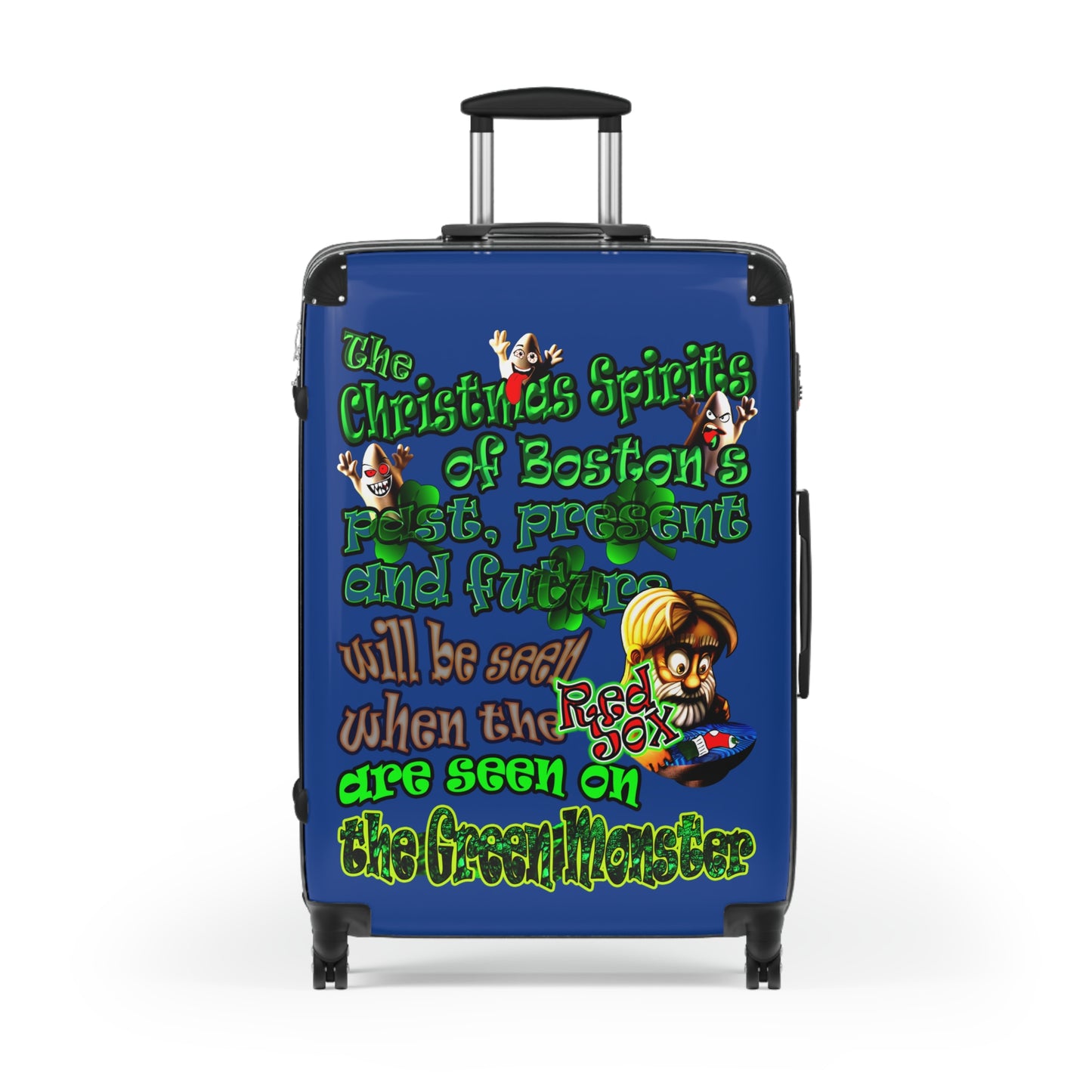 christmas spirits of boston - Suitcase (dark blue)