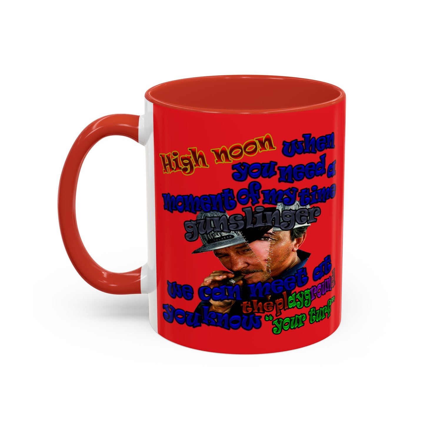 high noon - Accent Mug (red)