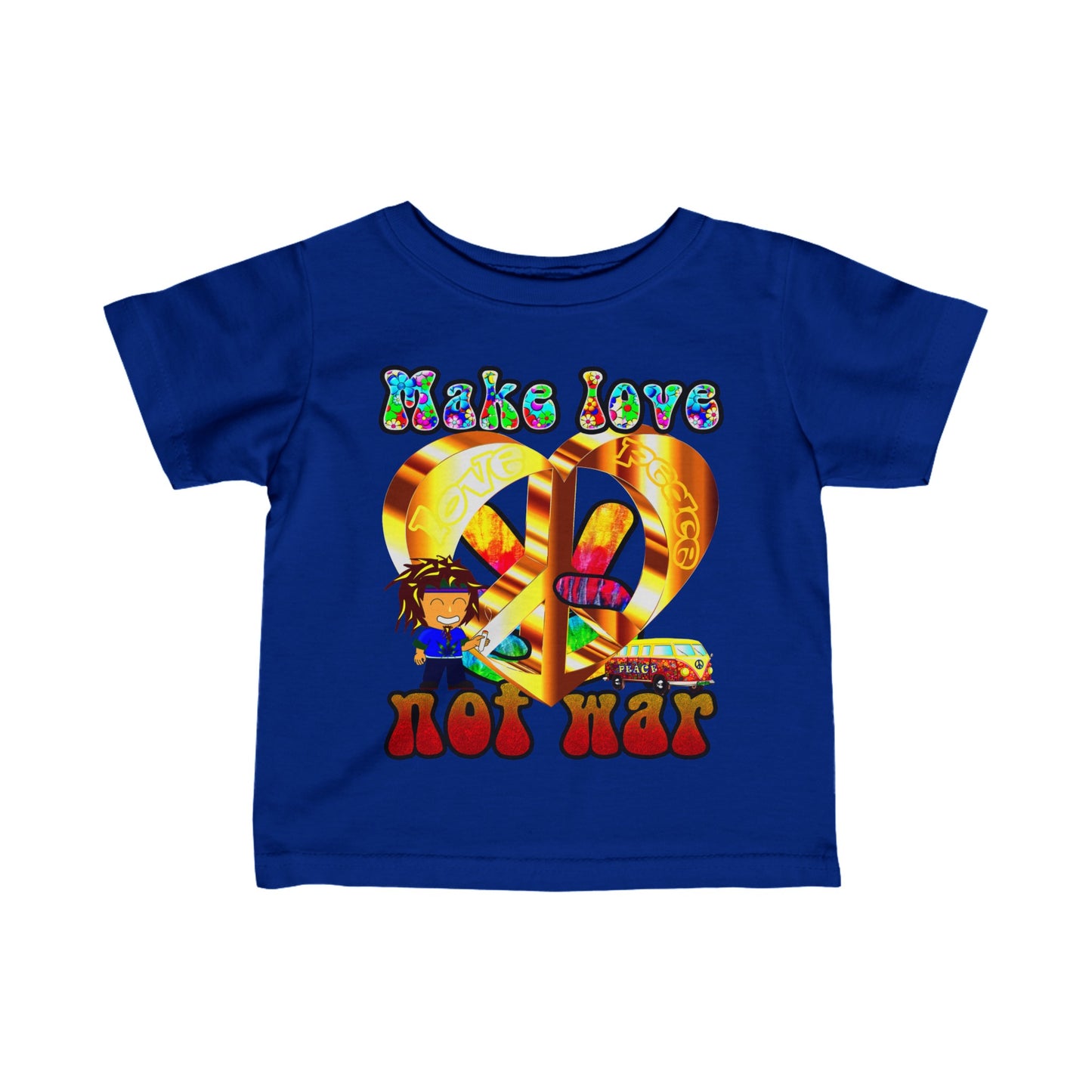 love peace - Infant Fine Jersey Tee