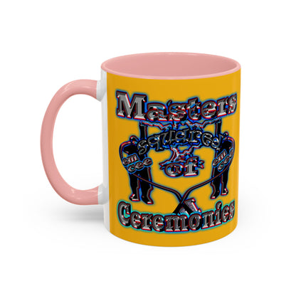 em cee squared - Accent Mug (yellow)