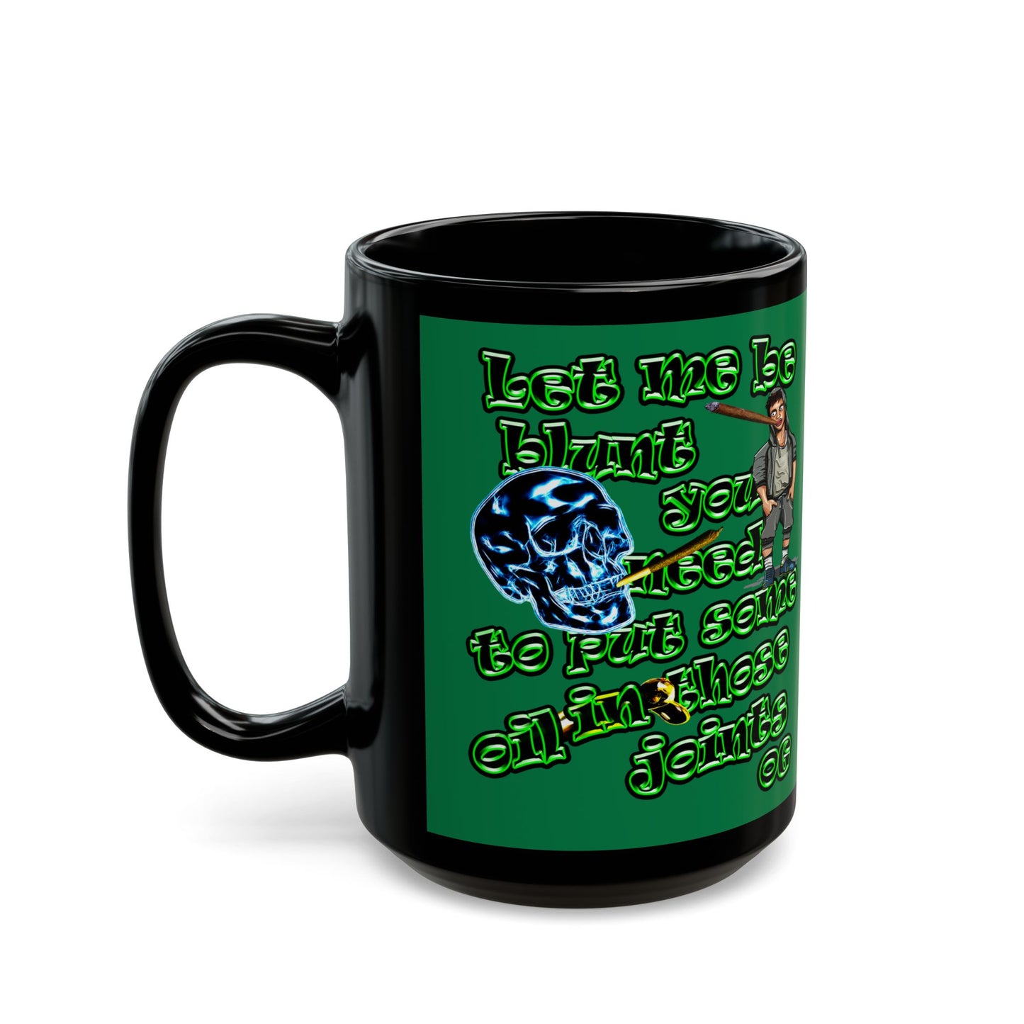 og - Black Mug (dark green)