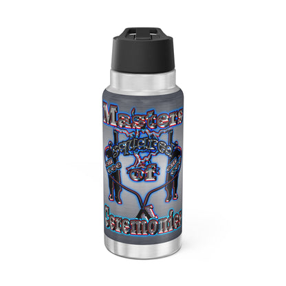 em cee squared - Gator Tumbler, 32oz (brushed nickel)