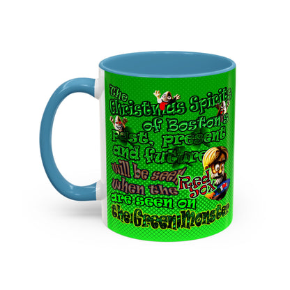 christmas spirits of boston - Accent Mug (logo green)