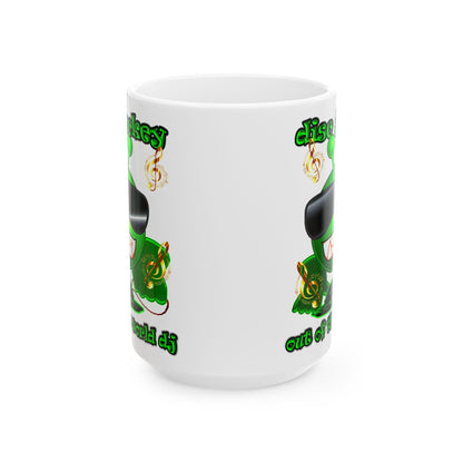 disc jockey - White Mug (white)