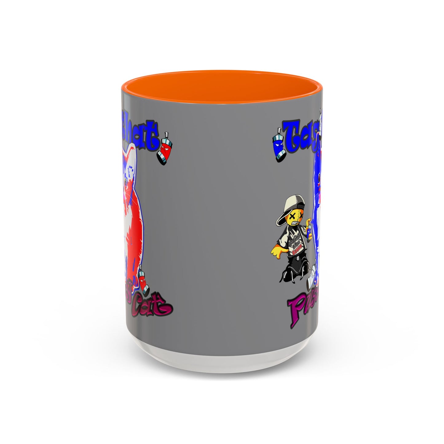 tag that - Accent Mug (grey)