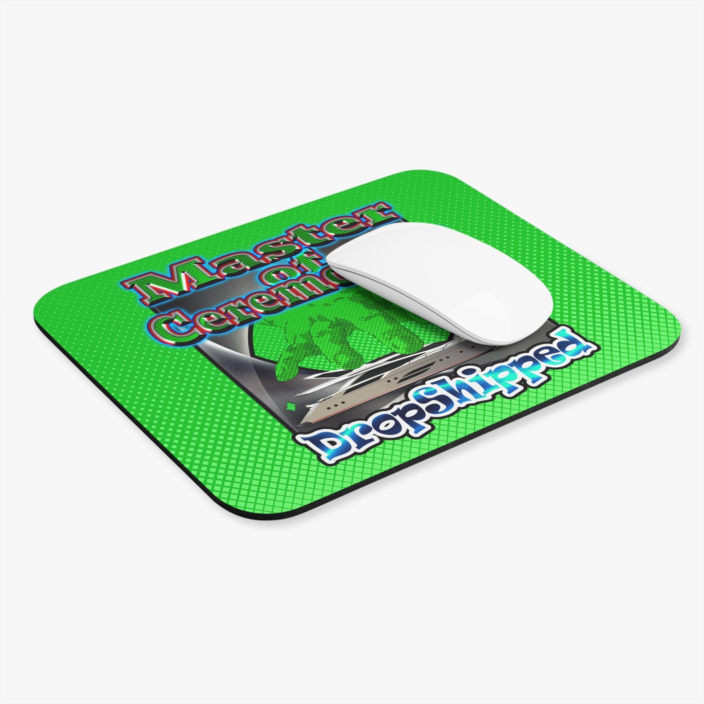 logo - Mouse Pad (Rectangle) (logo green)