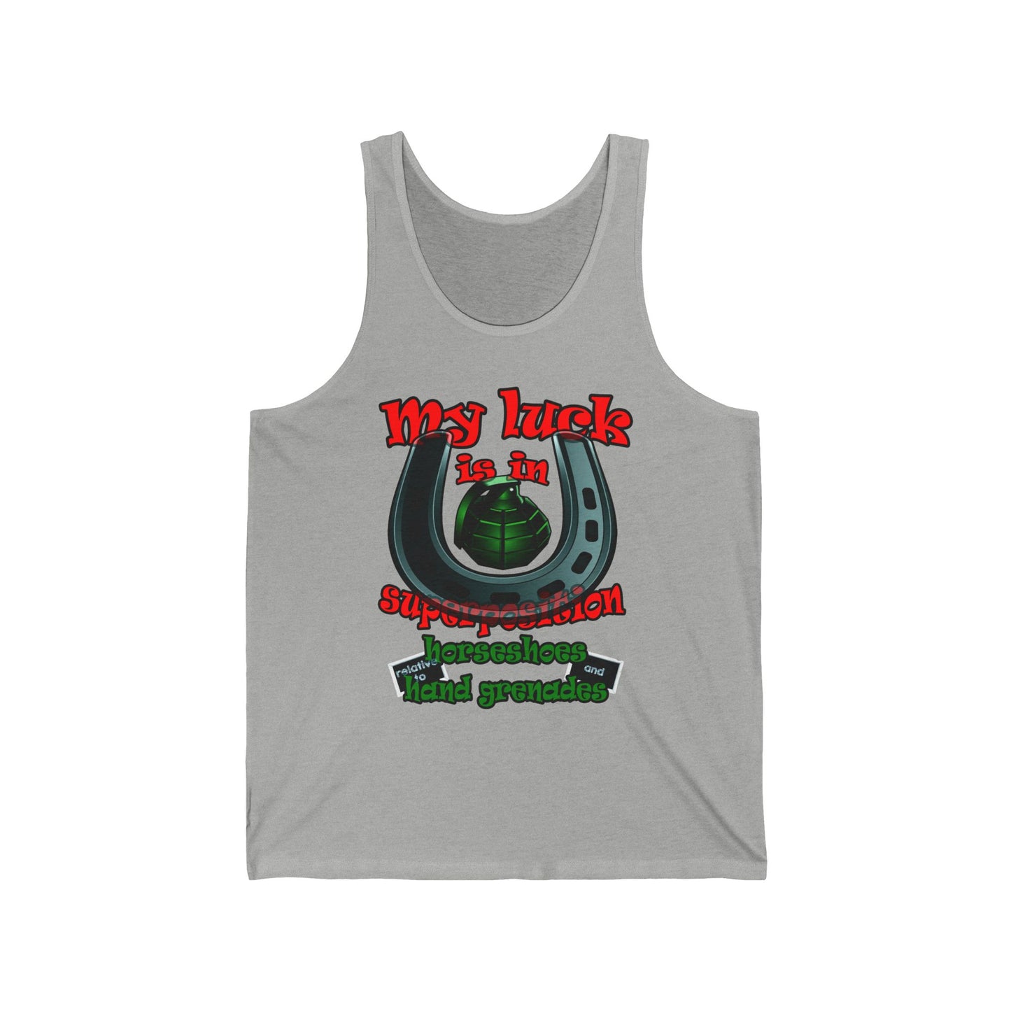 my luck - Unisex Jersey Tank