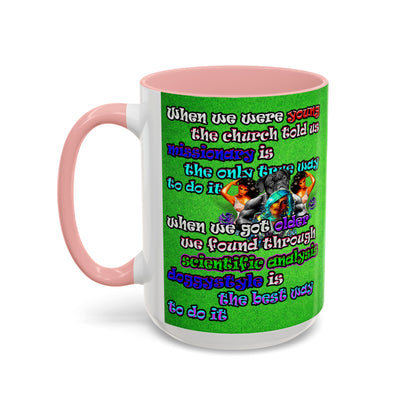 doggystyle - Accent Mug (green turf)