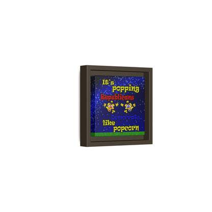 popping like popcorn - framed canvas art ('snoops' background)