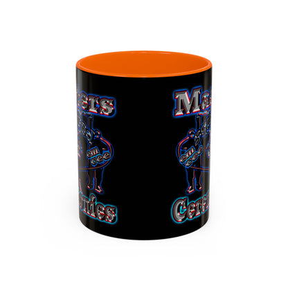 em cee squared - Accent Mug (black)