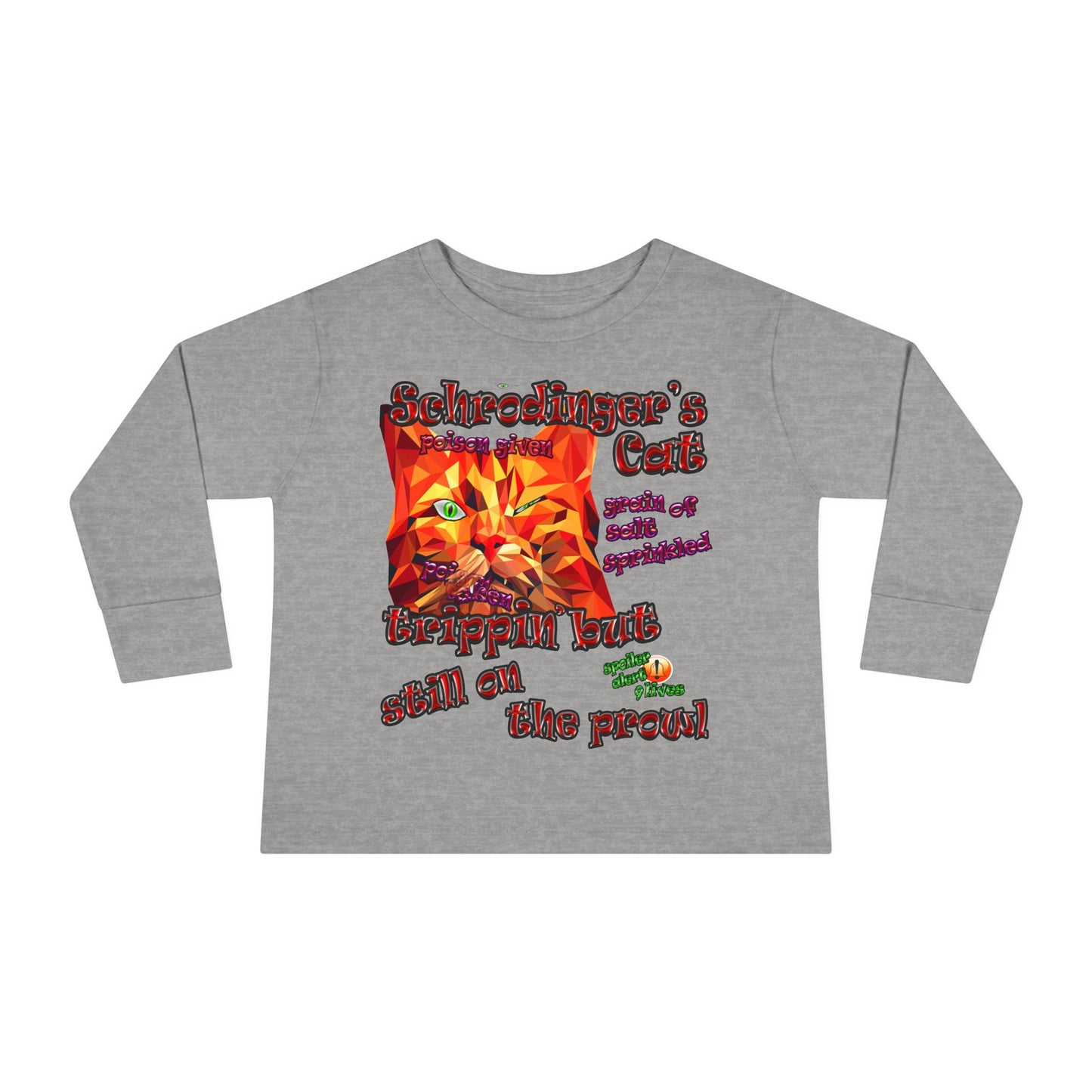 schrodinger's cat - Toddler Long Sleeve Tee