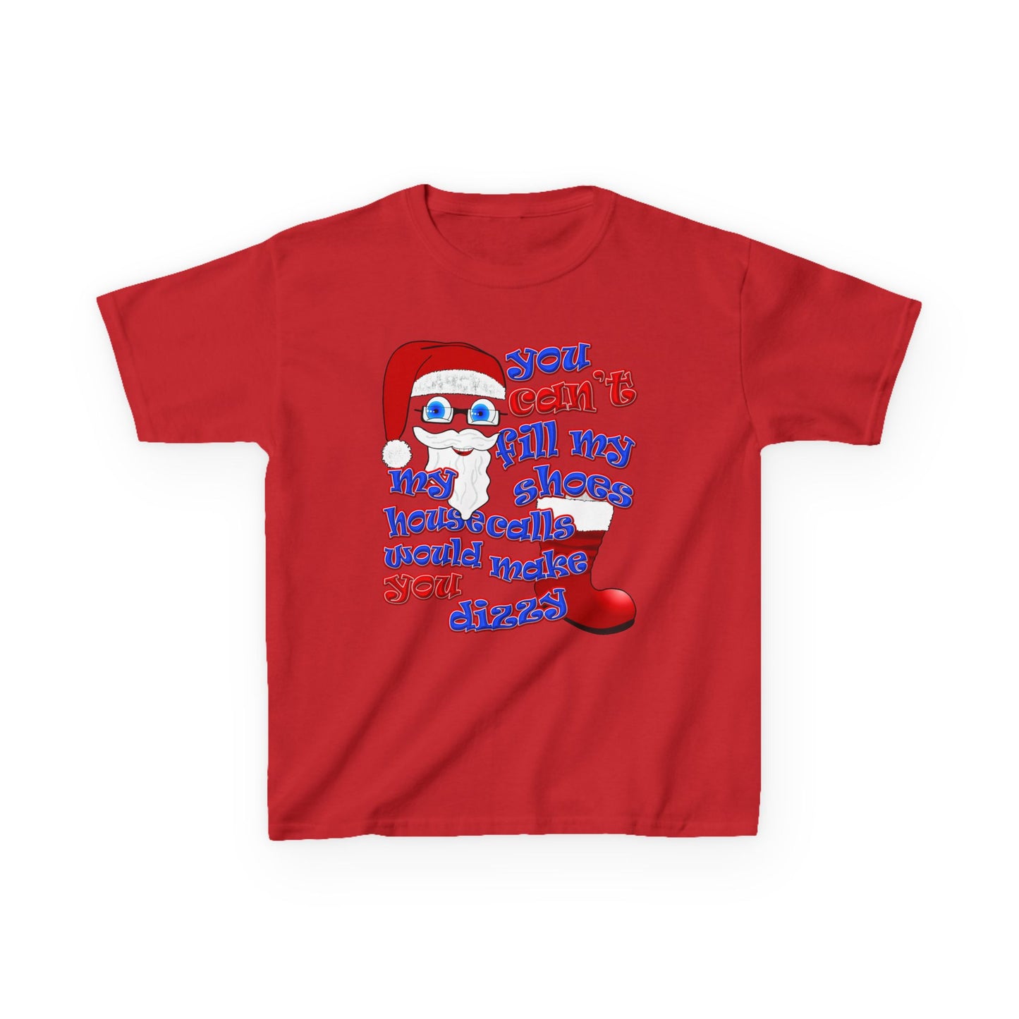 santa's shoes - Kids Heavy Cotton™ Tee