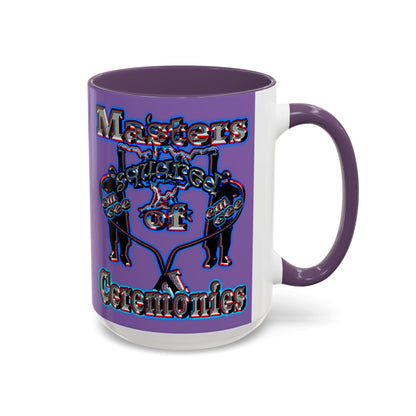 em cee squared - Accent Mug (light purple)