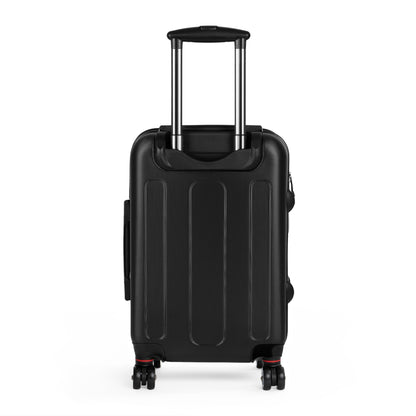 defy conquer reach - suitcase (purple-pink wave)
