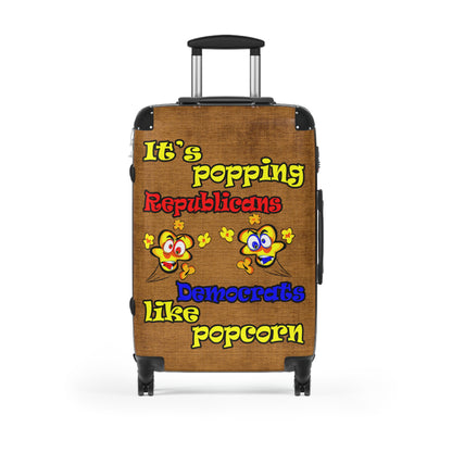 popping like popcorn - Suitcase (brown papyrus)
