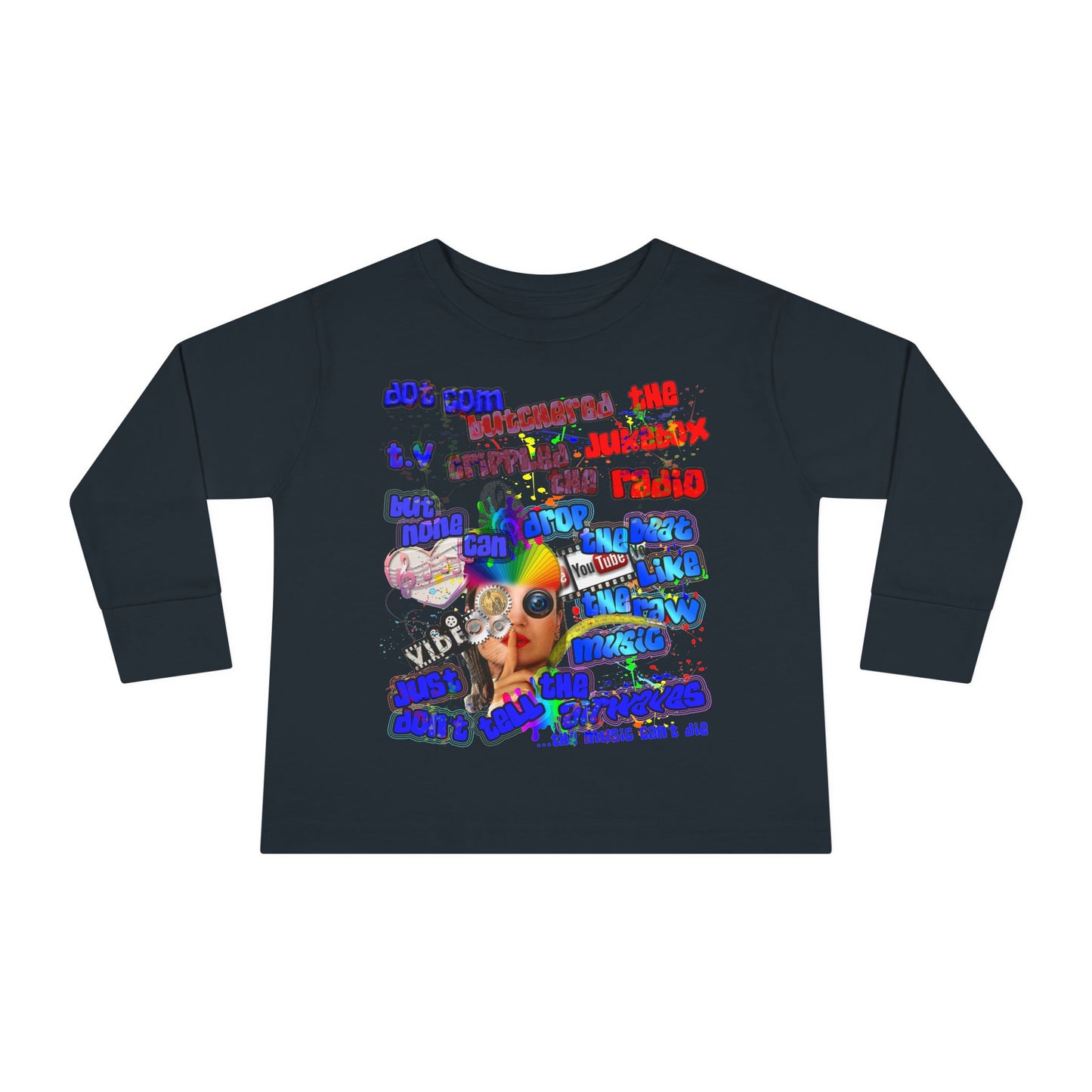 drop the beat - Toddler Long Sleeve Tee