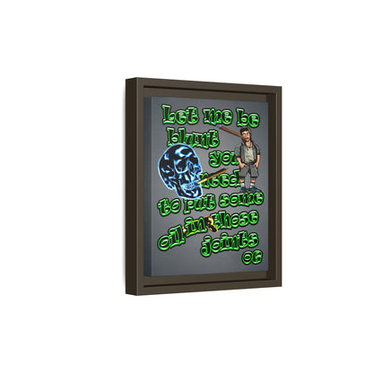 og - framed canvas art (grey-light grey)