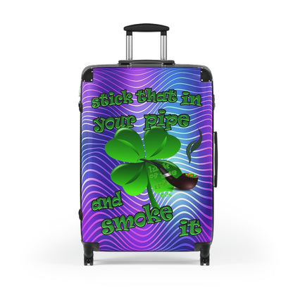 stick that in your pipe and smoke it - Suitcase (purple wave)