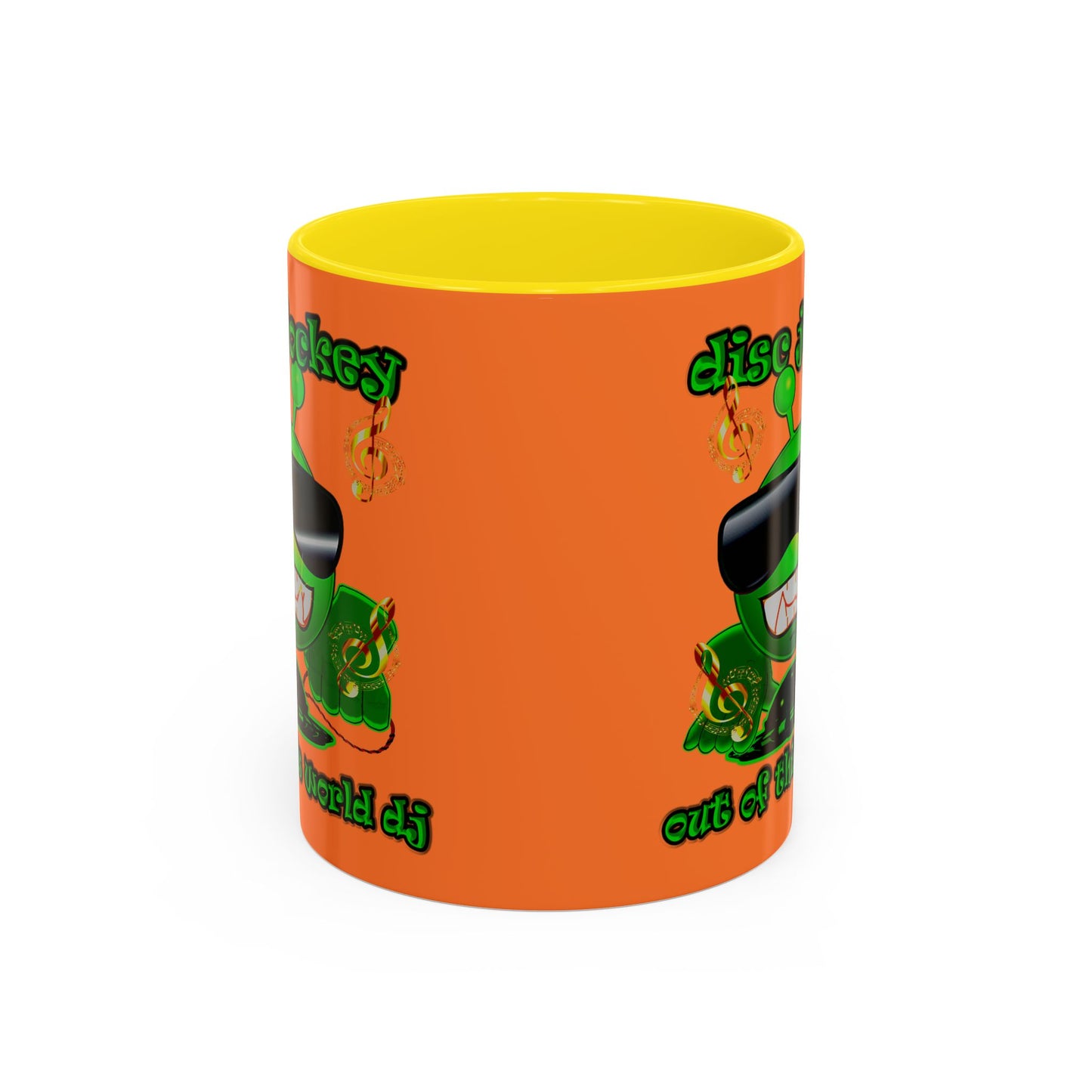 disc jockey - Accent Mug (crusta)