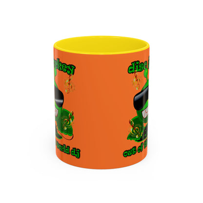 disc jockey - Accent Mug (crusta)