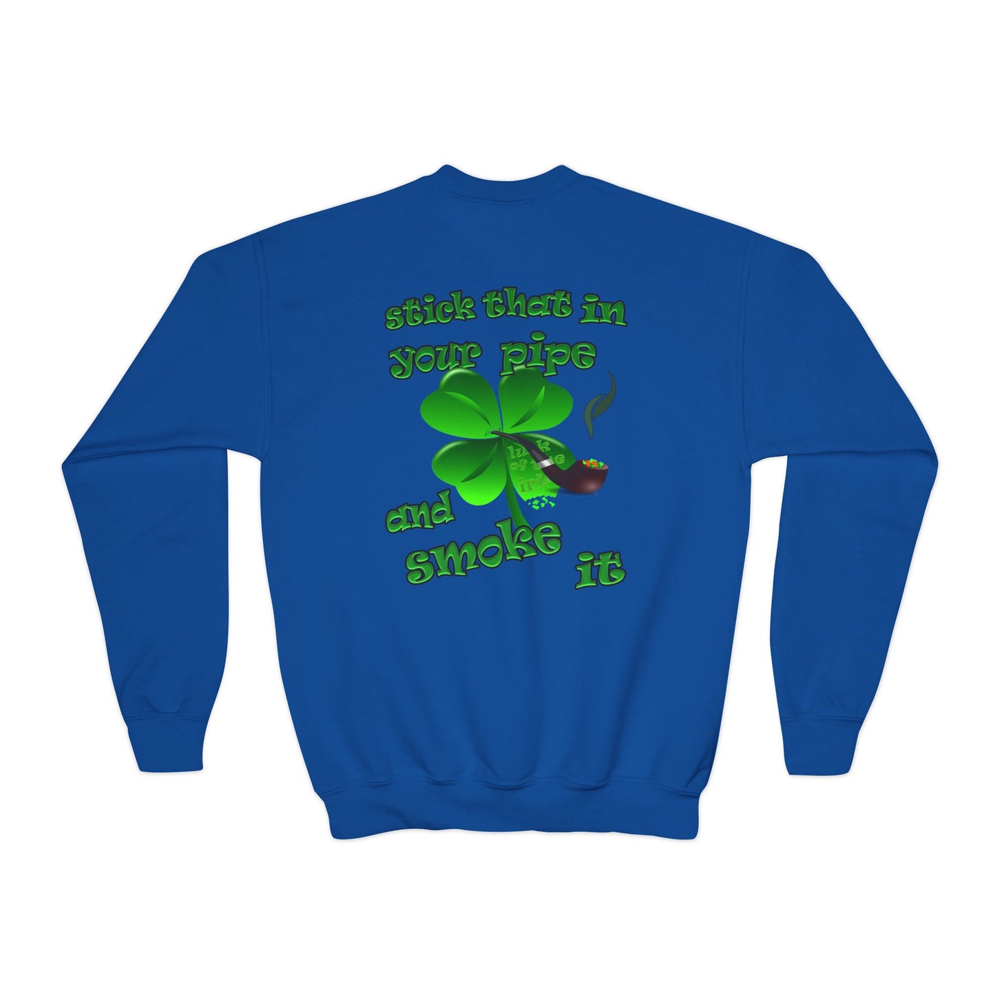 celtics logo - Youth Crewneck Sweatshirt
