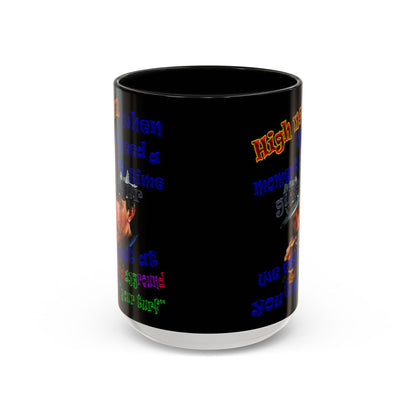high noon - Accent Mug (black)